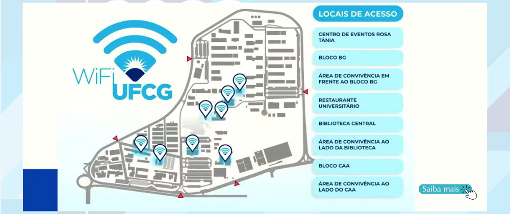 Rede Wi-Fi institucional na UFCG